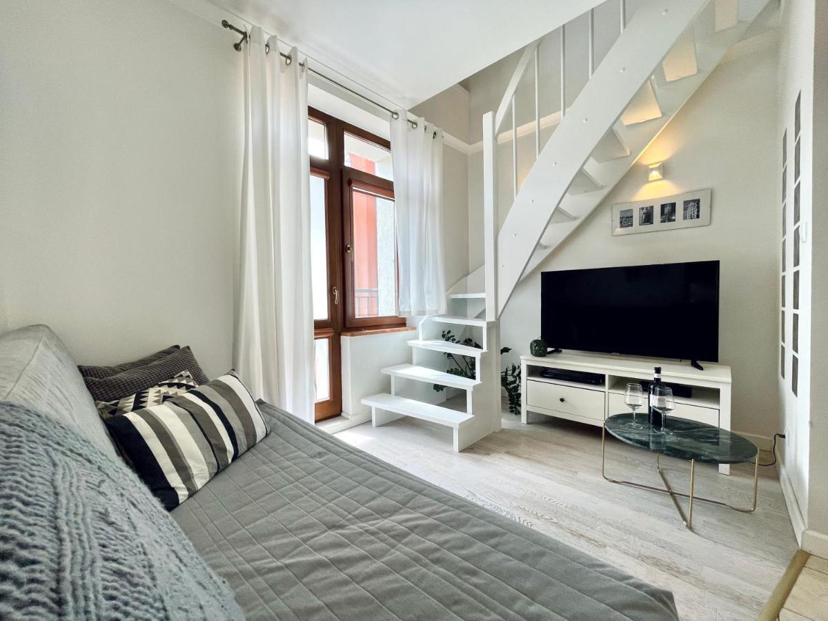 Stary Toruń Two-Story Old Town Apartment מראה חיצוני תמונה